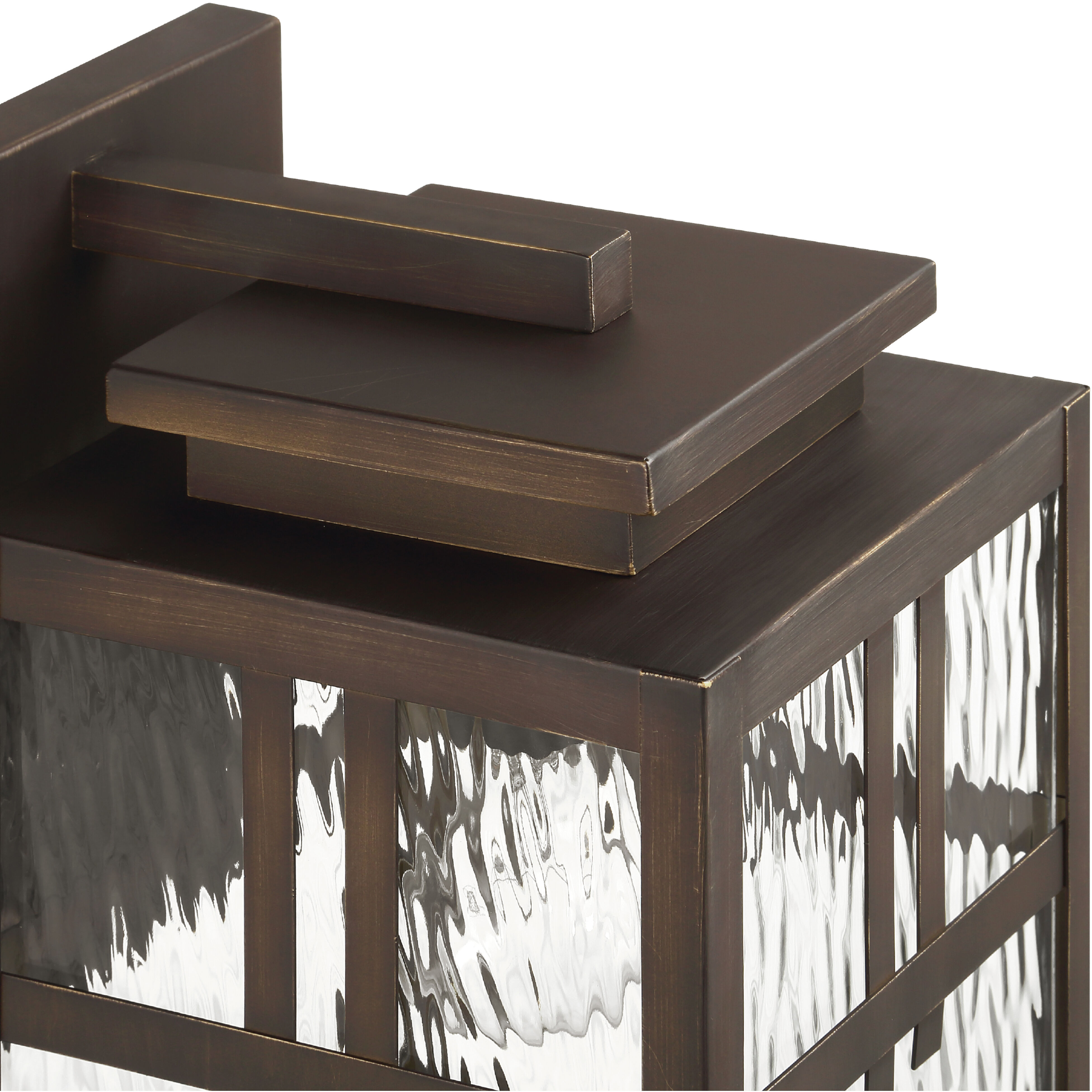 Aspenbrook 1 Light 17 inch Matte Bronze Outdoor Wall Light, Large