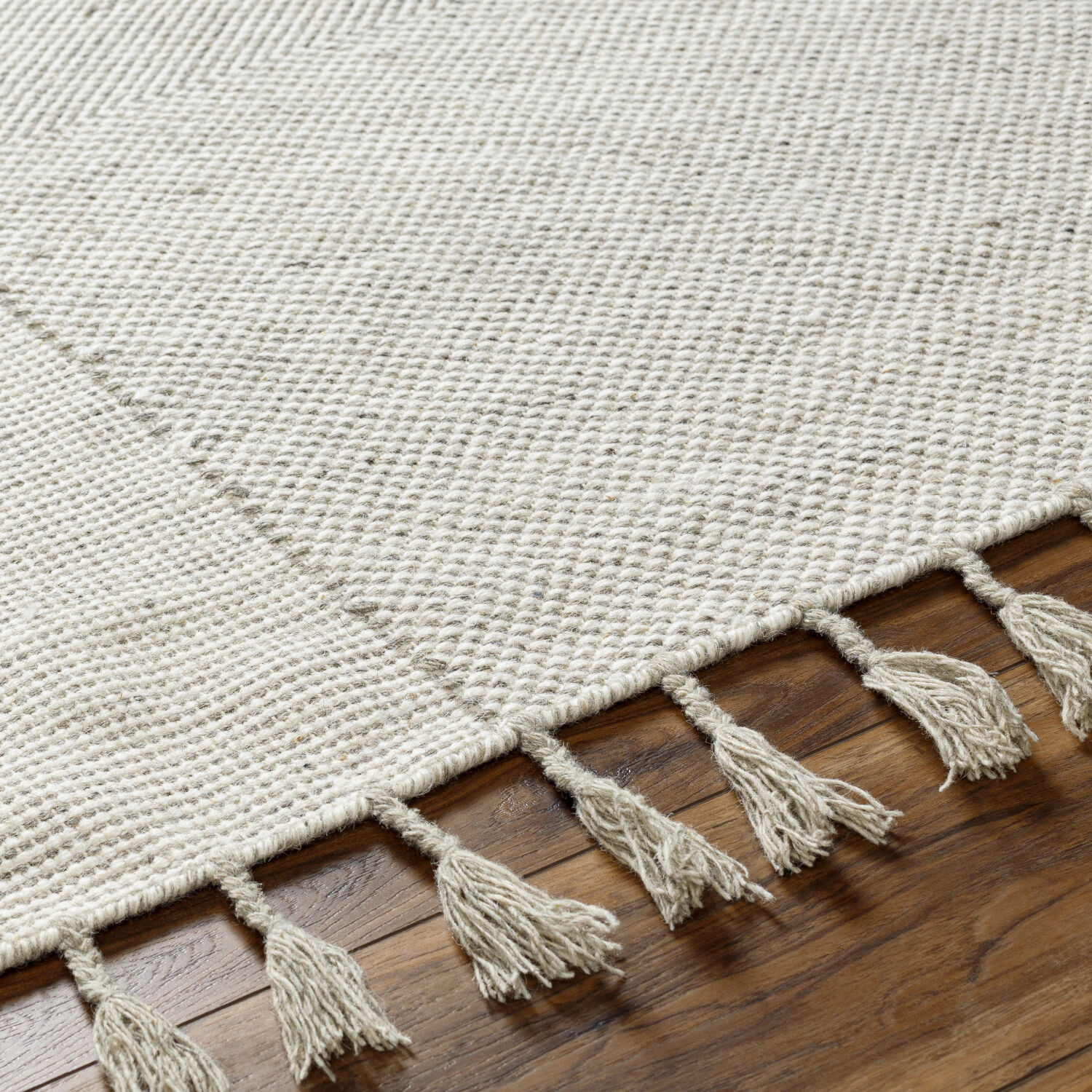 Vivian 120 X 96 inch Cream Rug, Rectangle