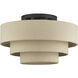 Bellingham 4 Light 21 inch Bronze Extra Large Semi-Flush Ceiling Light, Extra Large