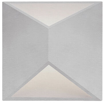 Indio LED 7 inch Brushed Nickel Exterior Wall Sconce