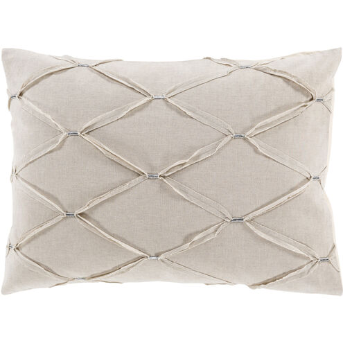 Aiken Taupe/Metallic Silver Sham