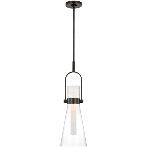Ian K. Fowler Larkin LED 9.25 inch Bronze Conical Pendant Ceiling Light