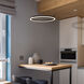 Tania 24 inch Black Pendant/Chandelier Ceiling Light