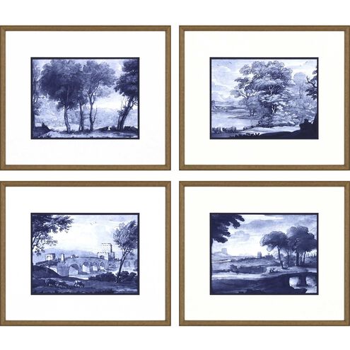 Scenic Collection Blue Framed Art
