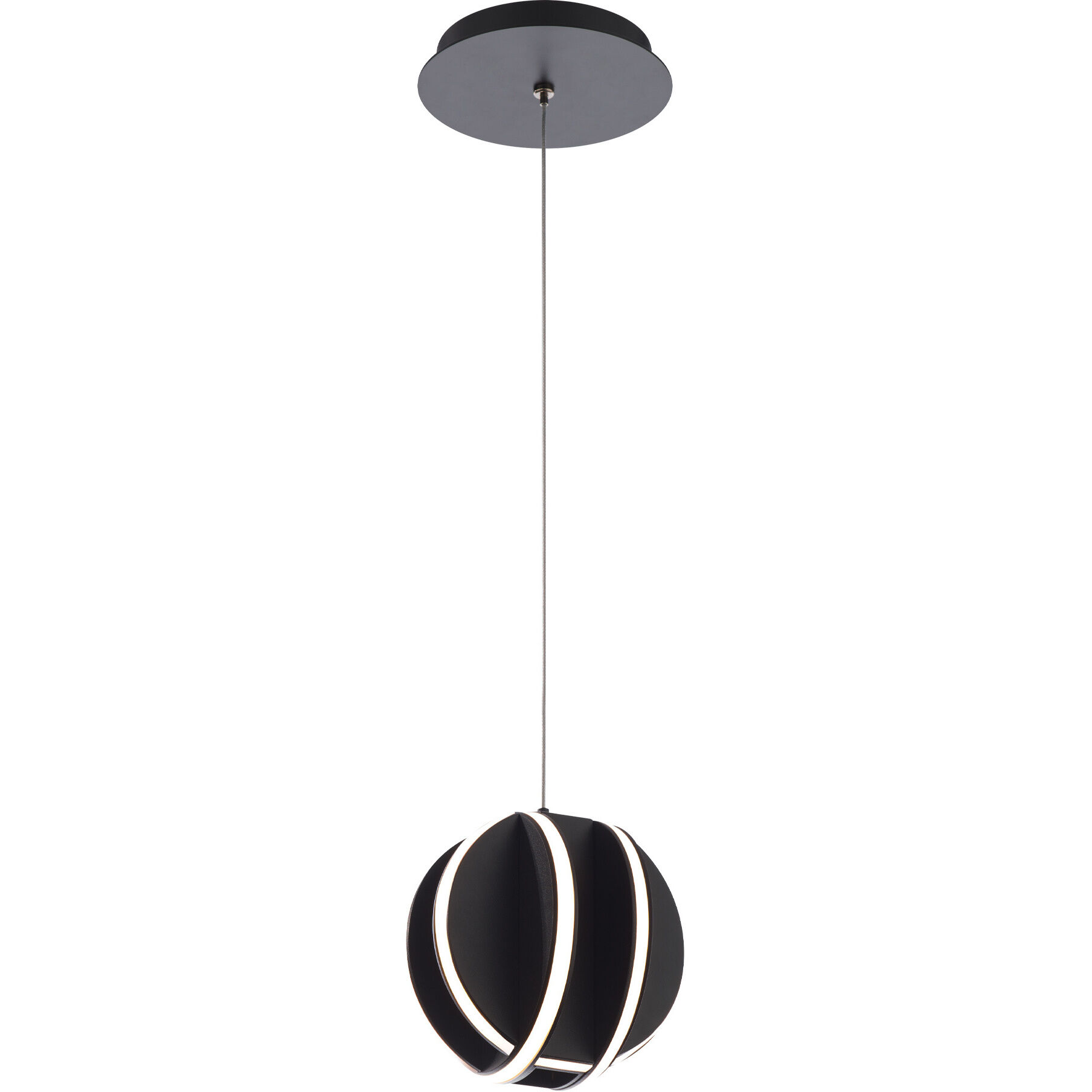 Carillion 1 Light 6 inch Black Mini Pendant Ceiling Light