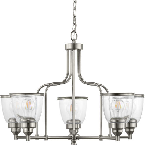 Saluda 5 Light 28 inch Brushed Nickel Chandelier Ceiling Light