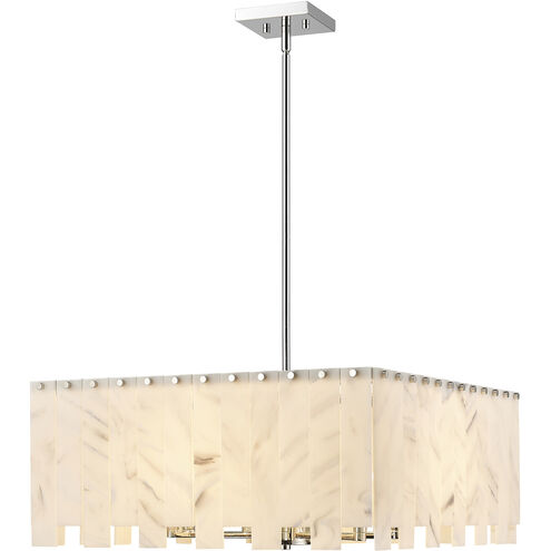Viviana 8 Light 26 inch Polished Nickel Chandelier Ceiling Light