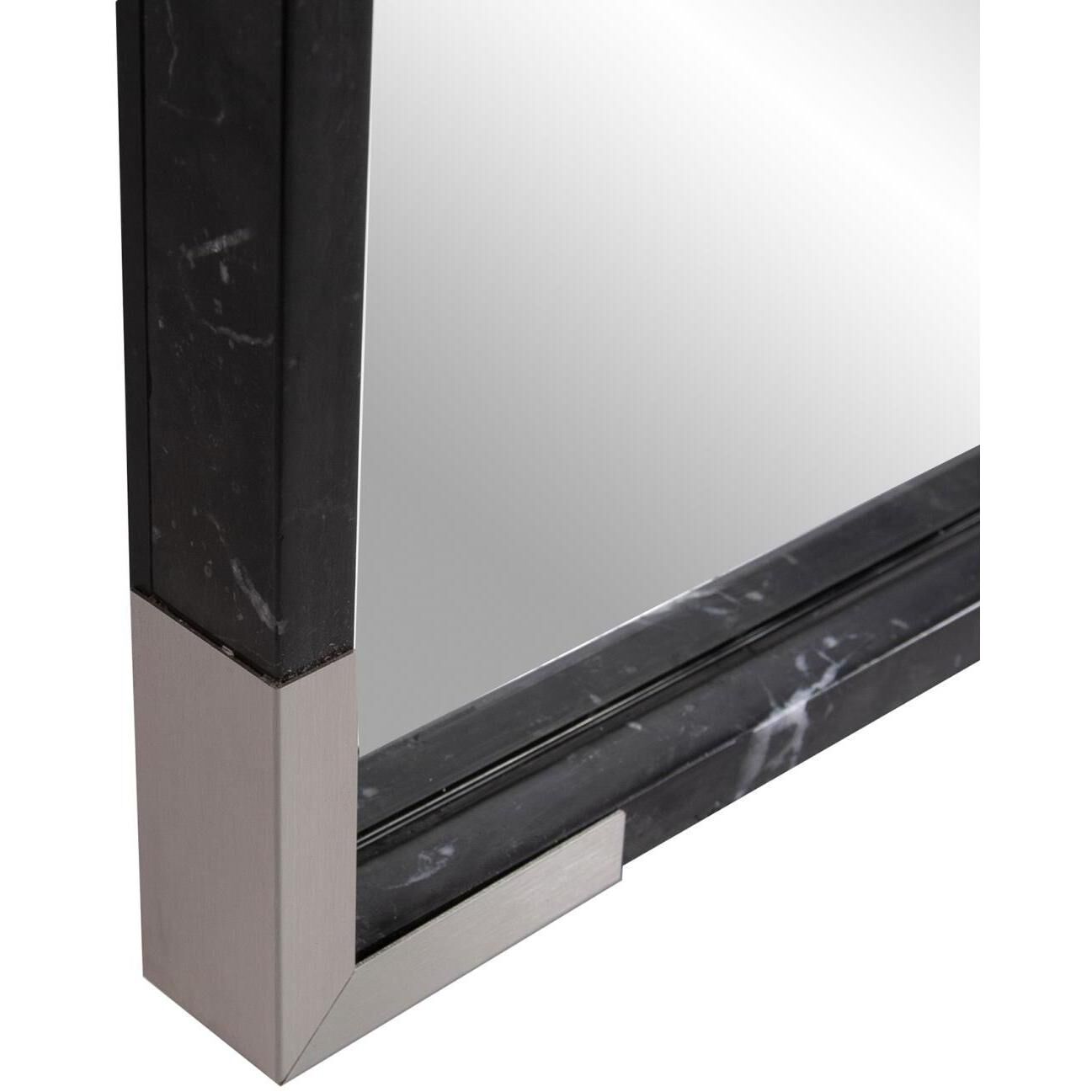 Marcel 23 X 23 inch Black/Silver Mirror