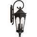 Inman Park 3 Light 27 inch Oiled Bronze Outdoor Wall Lantern