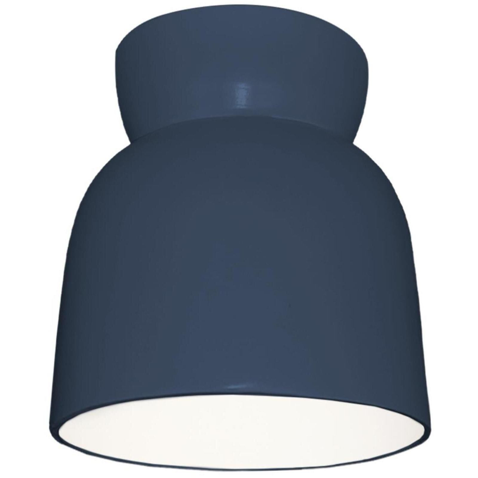 Radiance Collection 1 Light 7.5 inch Midnight Sky Outdoor Flush Mount