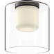 Birch LED 9.5 inch Black Flush Mount Ceiling Light