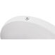 Brentwood LED 4.6 inch Matte White Flush Mount Ceiling Light
