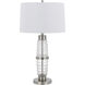Macon 29 inch 100.00 watt Crackle Clear Glass Table Lamp Portable Light