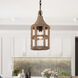 Padma 1 Light 9 inch Black Down Mini Pendant Ceiling Light