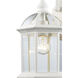 Wentworth 1 Light 16 inch White Outdoor Wall Lantern