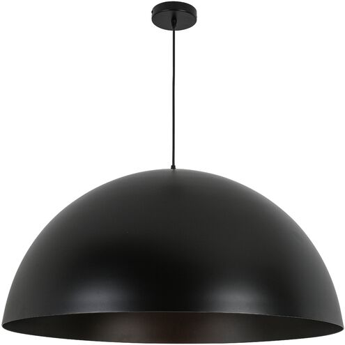 Ofelia LED 31.5 inch Matte Black Pendant Ceiling Light, Dome