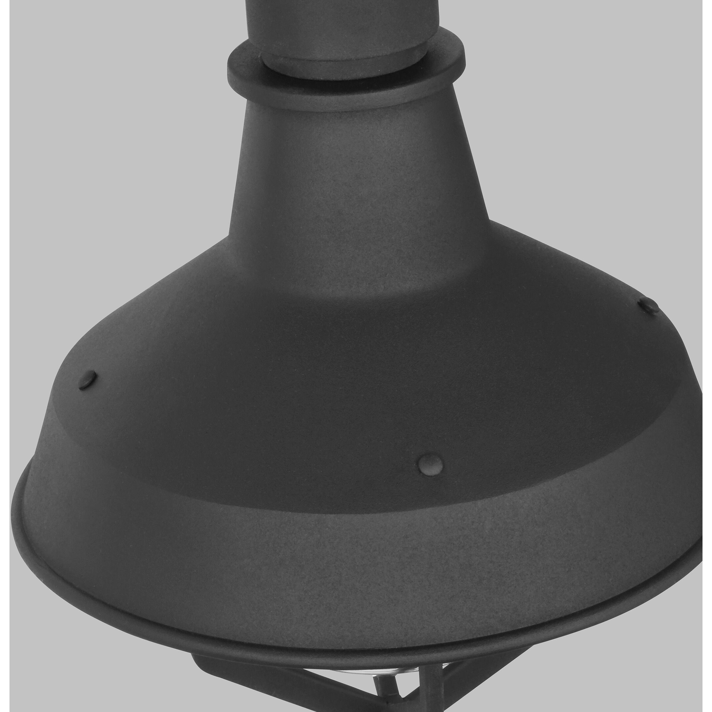 TOB by Thomas O'Brien Hollis 1 Light 17.5 inch Textured Black Outdoor Wall Lantern