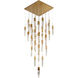 Canada 41 Light 35.43 inch Gold Chandelier Ceiling Light