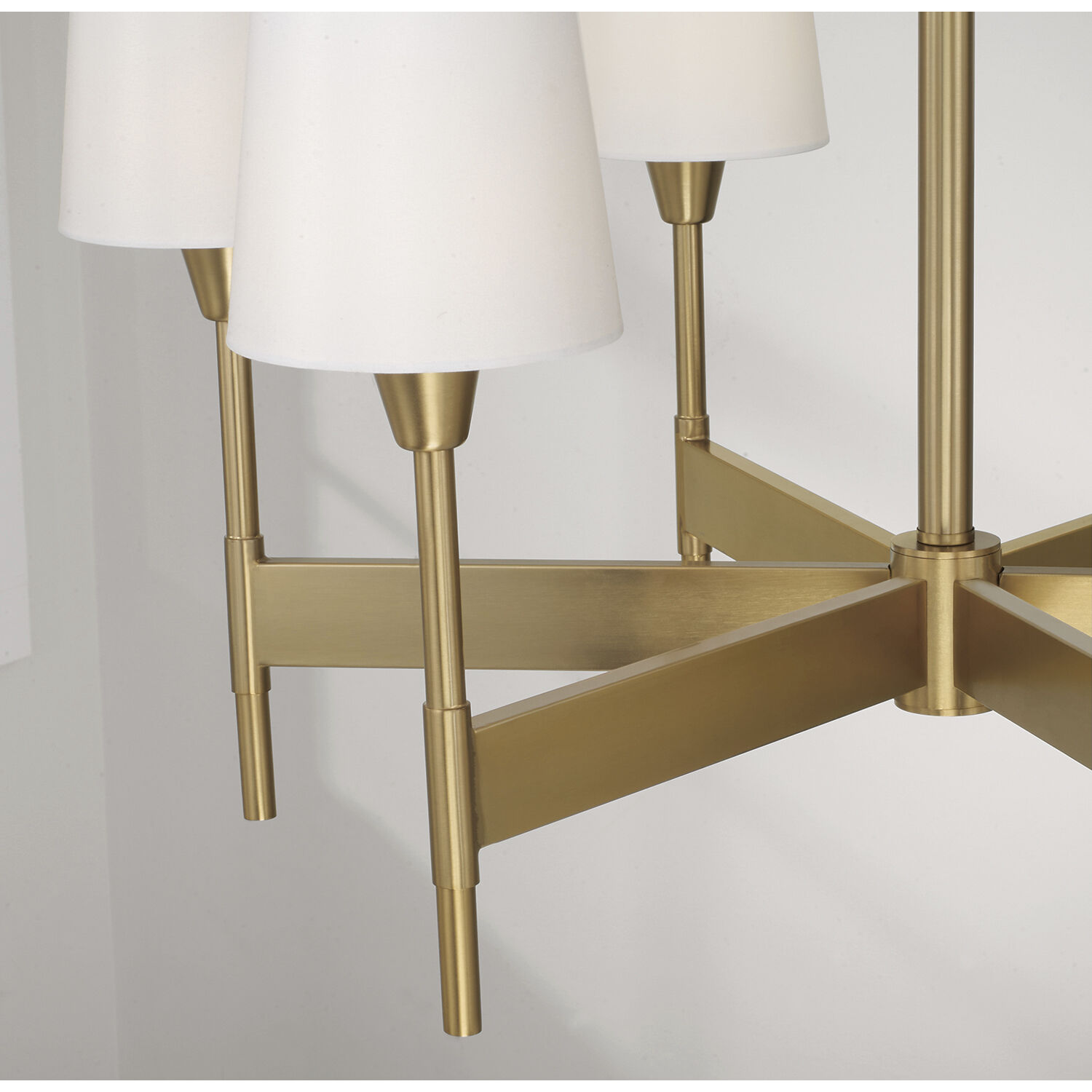 Leland 6 Light 32 inch Aged Brass Chandelier Ceiling Light