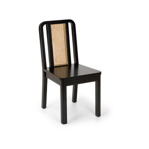 Wildwood Black/Natural Accent Chair