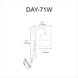 Dayana 1 Light 7 inch Polished Chrome Decorative Wall Light