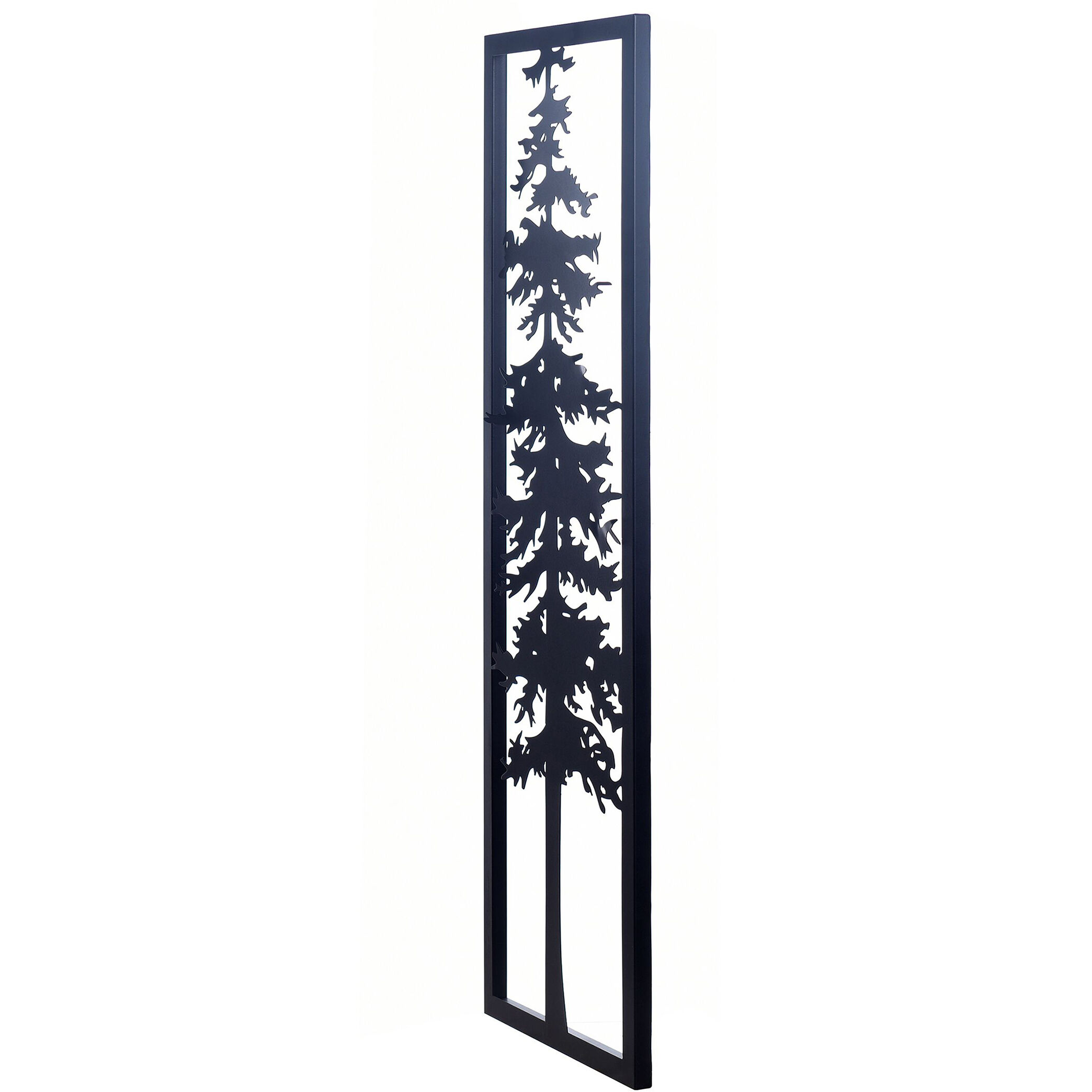 Cypress II Matte Black-Laser Cut Wall Art