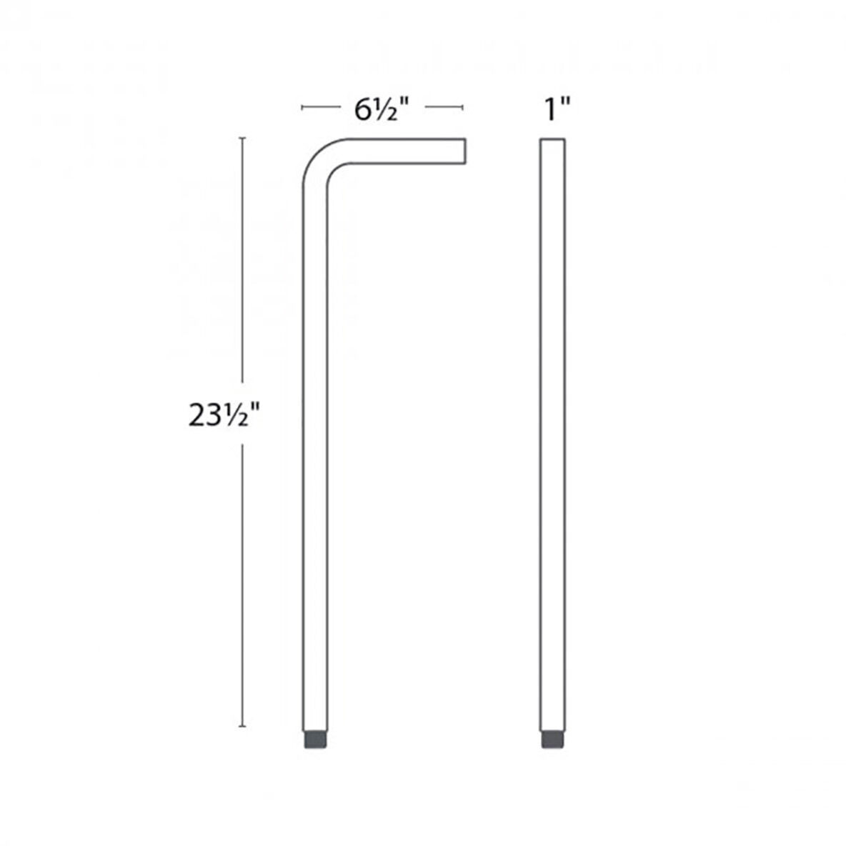Balance 12 6.5 watt Black Path Lighting in 3000K, Path and Area Light, WAC Landscape