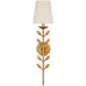 Julie Neill Eden2 LED 6.25 inch Antique Gold Leaf Sconce Wall Light