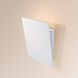 Angled Plane 7.5 inch Textured White ADA Sconce Wall Light