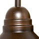 Signature 1 Light 11.5 inch Antique Bronze Outdoor Wall Light