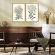 Florals Collection Antique Gold Wood With Embossed Weave Pattern Framed Art