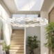 Nami LED 32.75 inch Antique White Chandelier Ceiling Light