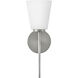 Bri 1 Light 8.25 inch Brushed Nickel Bath Light Wall Light