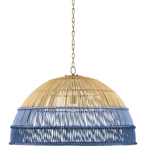 Senjyo 1 Light 36.25 inch Khaki/Cornflower Blue/Bluebonnet Pendant Ceiling Light