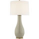 Chapman & Myers Orson 32.5 inch 150 watt Coconut Porcelain Table Lamp Portable Light in Linen