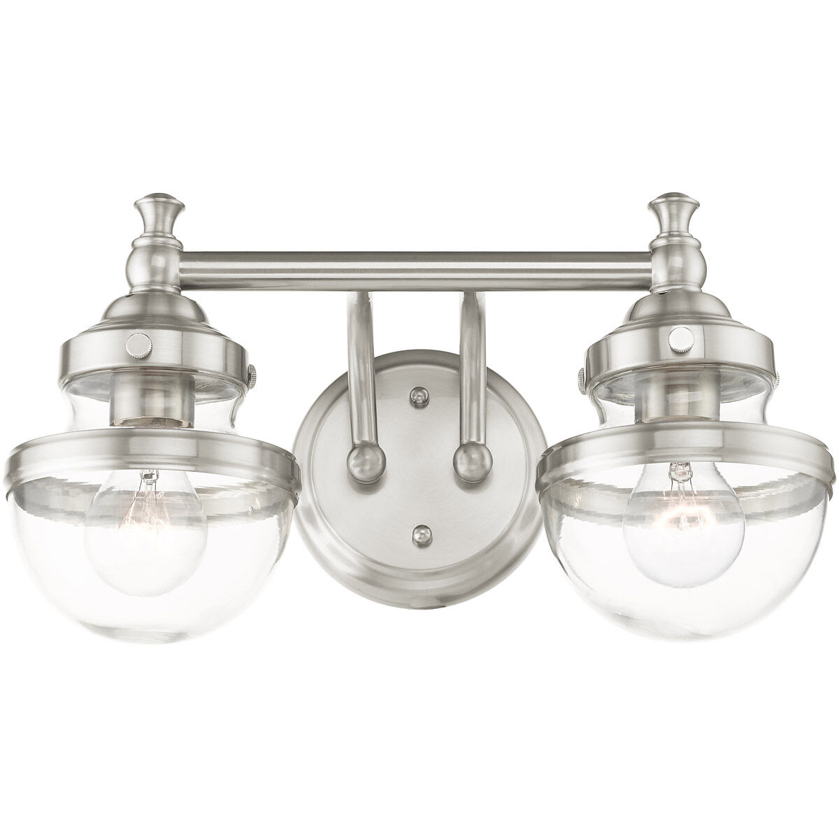 Oldwick 2 Light 15 inch Brushed Nickel Vanity Sconce Wall Light