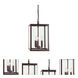 Carnegie 3 Light 16 inch Oil Rubbed Bronze Pendant Ceiling Light