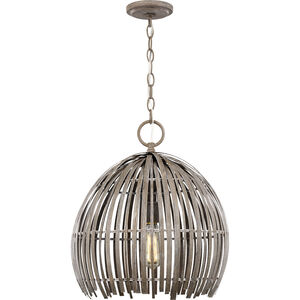 Hanalei 1 Light 16 inch Washed Pine Pendant Ceiling Light