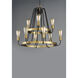 Haven 9 Light 27 inch Oil Rubbed Bronze/Antique Brass Multi-Tier Chandelier Ceiling Light