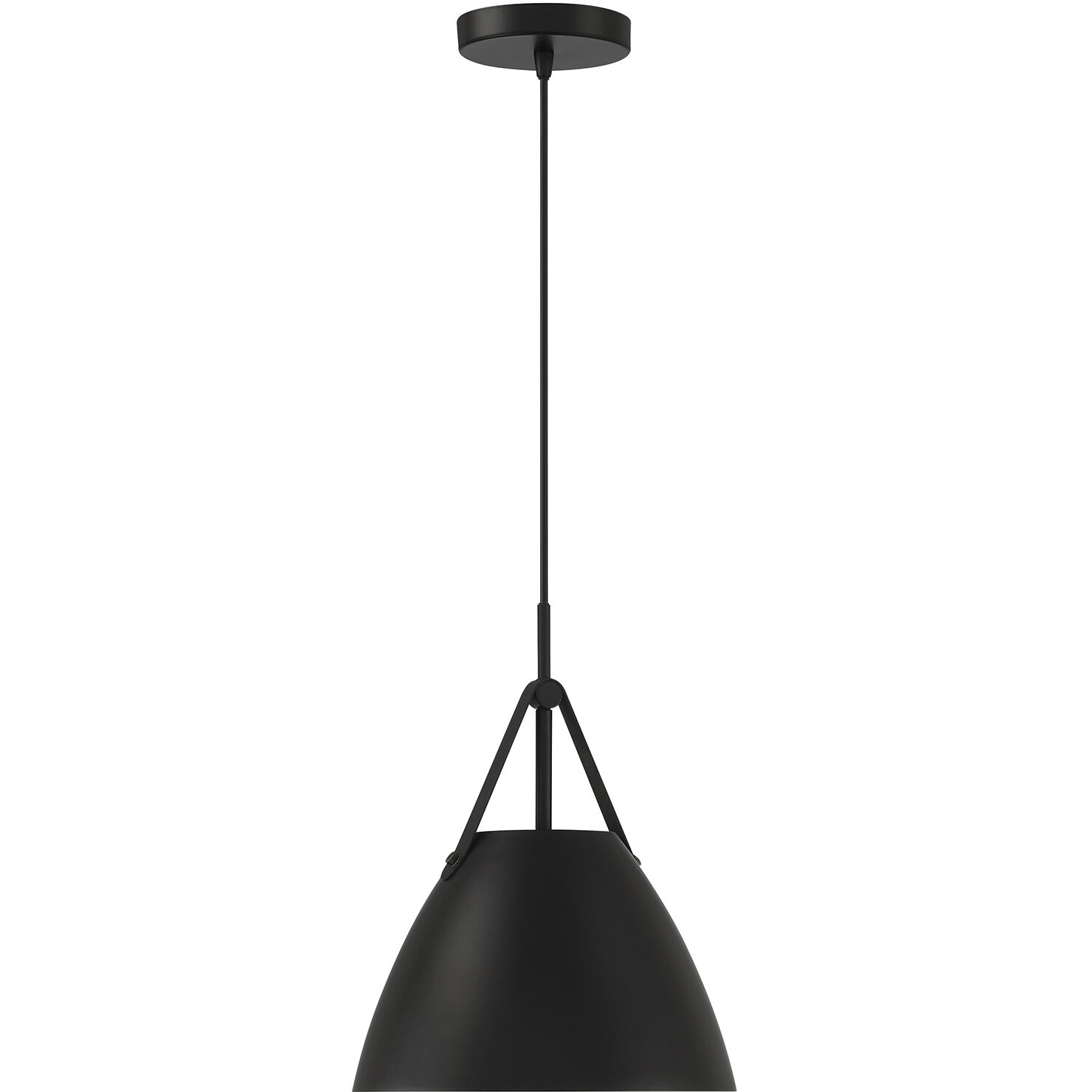 Tanner LED 10.75 inch Matte Black Pendant Ceiling Light