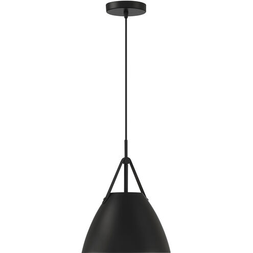 Tanner LED 10.75 inch Matte Black Pendant Ceiling Light