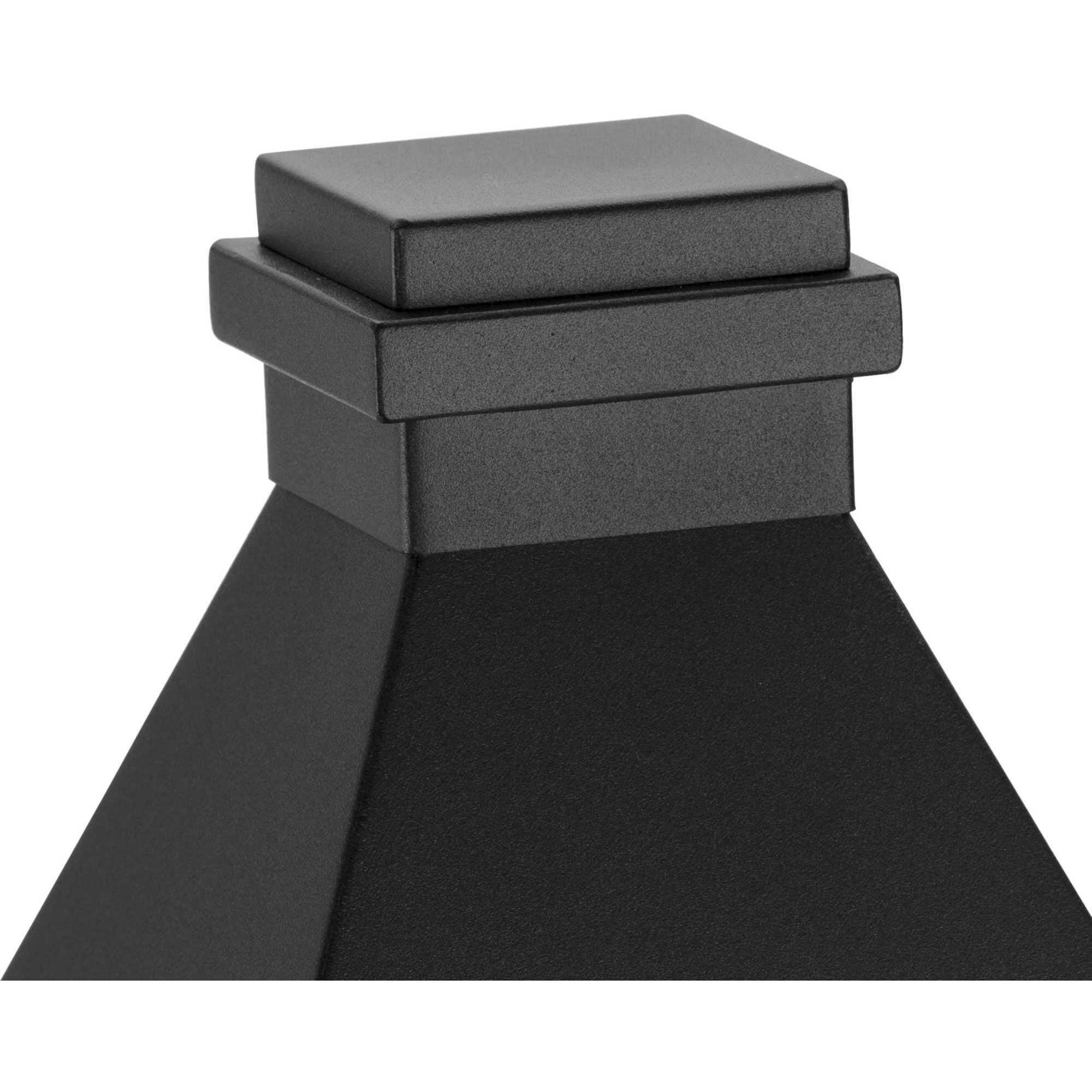 Richmond Hill 1 Light 26.5 inch Textured Black Outdoor Post Light, Design Series