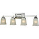 Sinclair 4 Light 30 inch Polished Chrome Vanity Light Wall Light