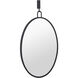 Stopwatch 33.25 X 22.25 inch Black Powder Room Wall Mirror, Varaluz Casa
