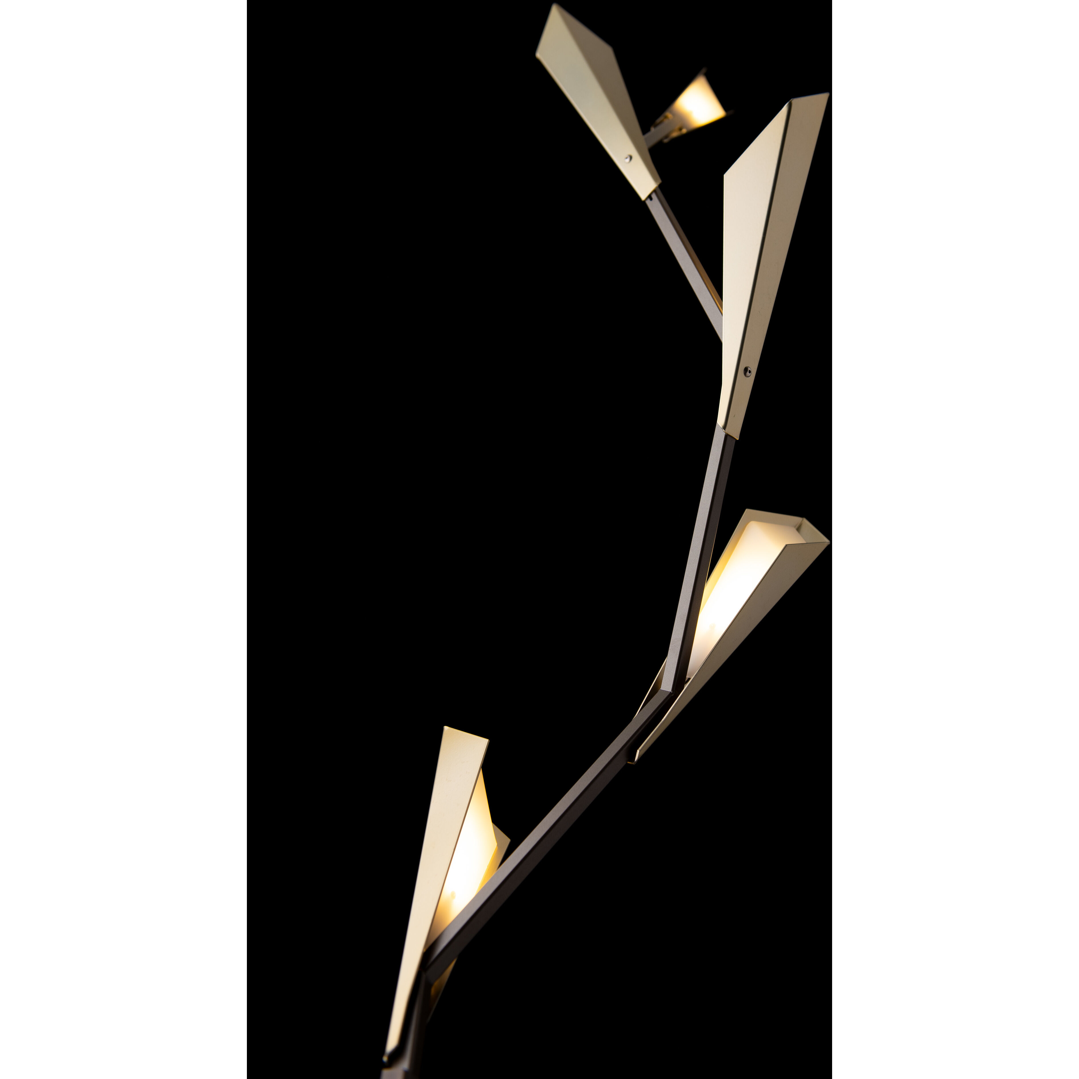 Quill 76.8 inch 25.00 watt Sterling with Oil Rubbed Bronze Torchiere Portable Light in Sterling/Oil Rubbed Bronze