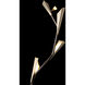 Quill 76.8 inch 25.00 watt Sterling with Bronze Torchiere Portable Light in Sterling/Bronze