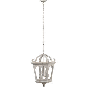 Ballamy 4 Light 16.1 inch Cream and White Pendant Ceiling Light