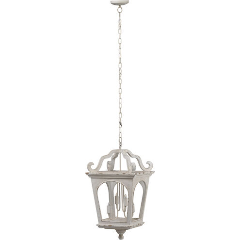 Ballamy 4 Light 16.1 inch Cream and White Pendant Ceiling Light