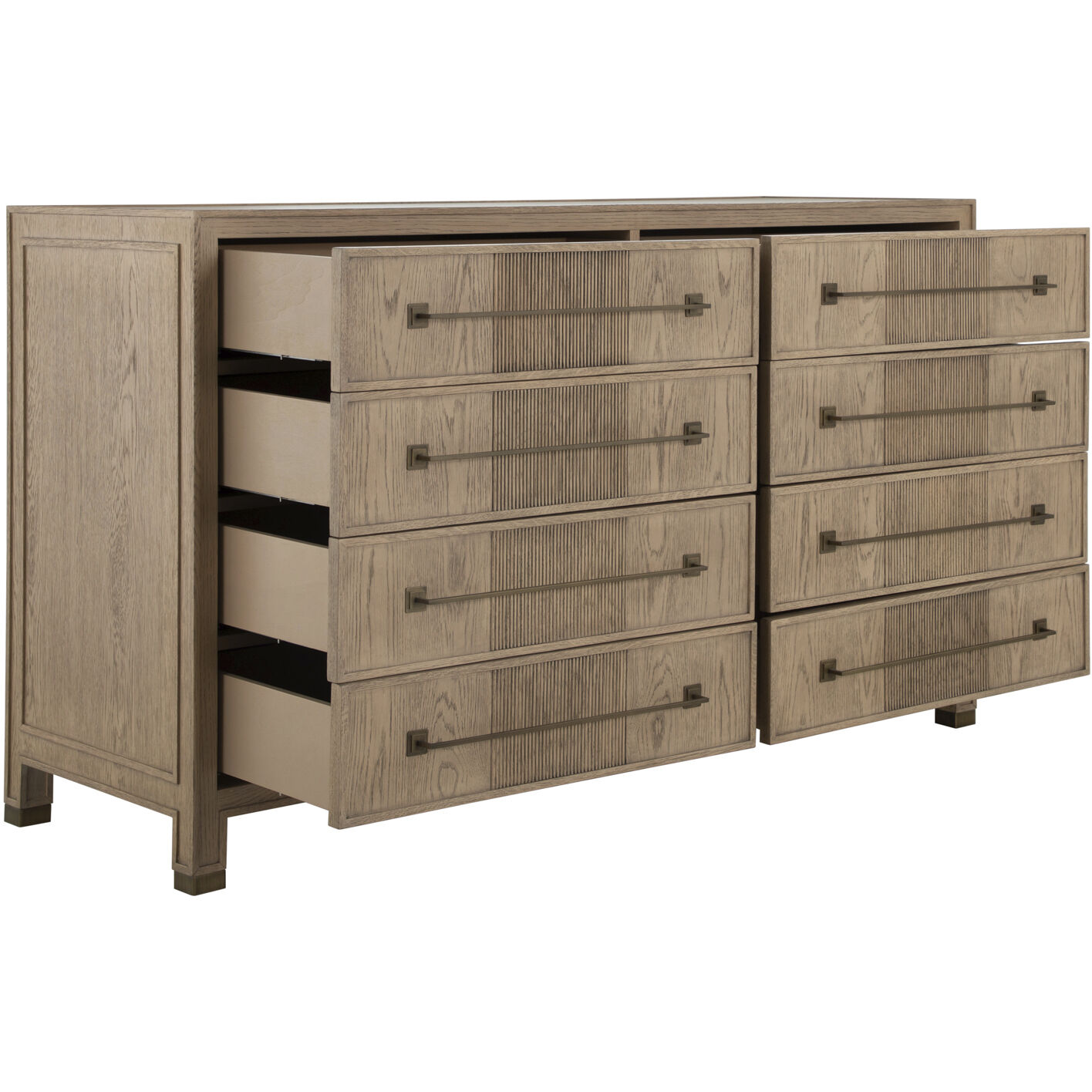 Jordan Blonde Natural / Brushed Bronze Dresser
