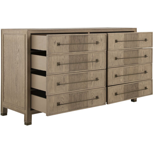 Jordan Blonde Natural / Brushed Bronze Dresser